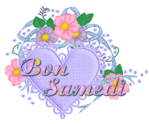 Gif animé Bon samedi coeur